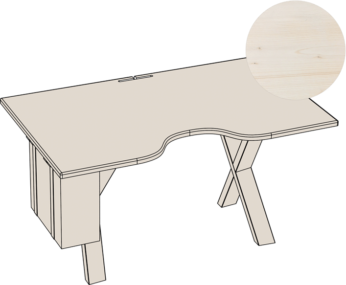 bureau en bois